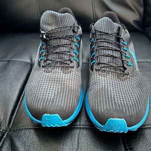 Nike black custom sneakers